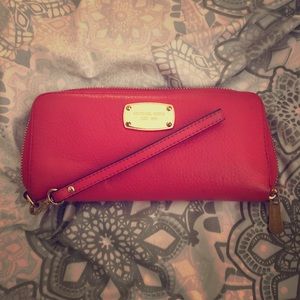 Michael Kors coral wallet